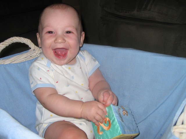 Home again, home again, jiggety-jig.  After a change of clothes in the clothes basket (yes, I know it looks just like the shopping basket...don't ask), I'm even happier about it.